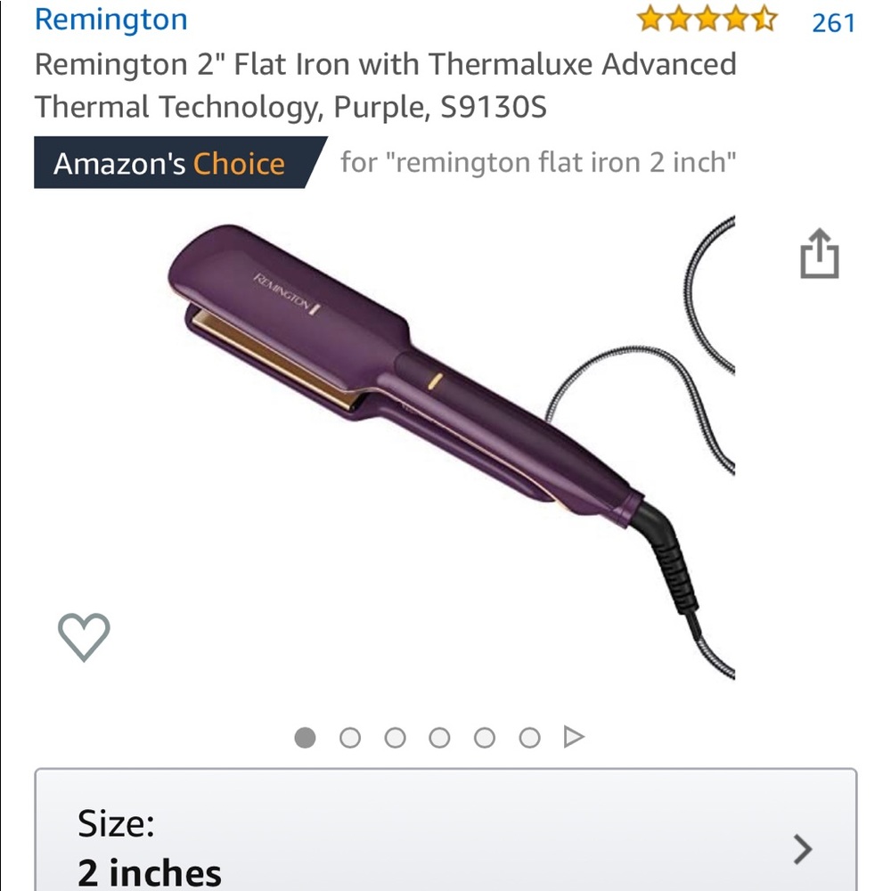 Remington flat iron